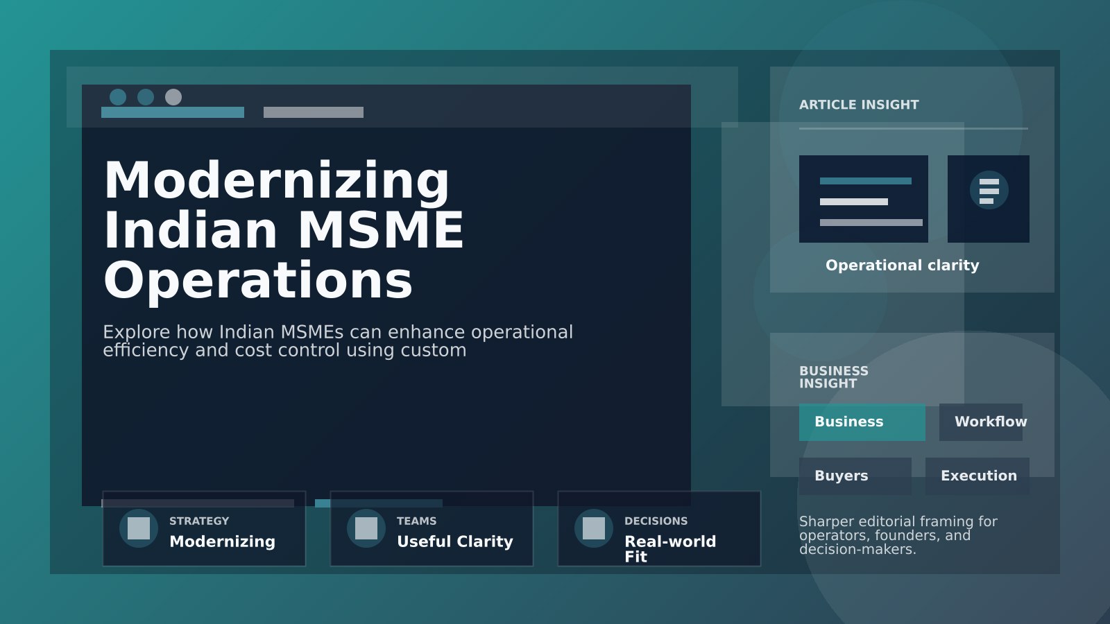 Why Indian MSMEs Should Prioritize Custom ERP and Workflow Automation in 2026