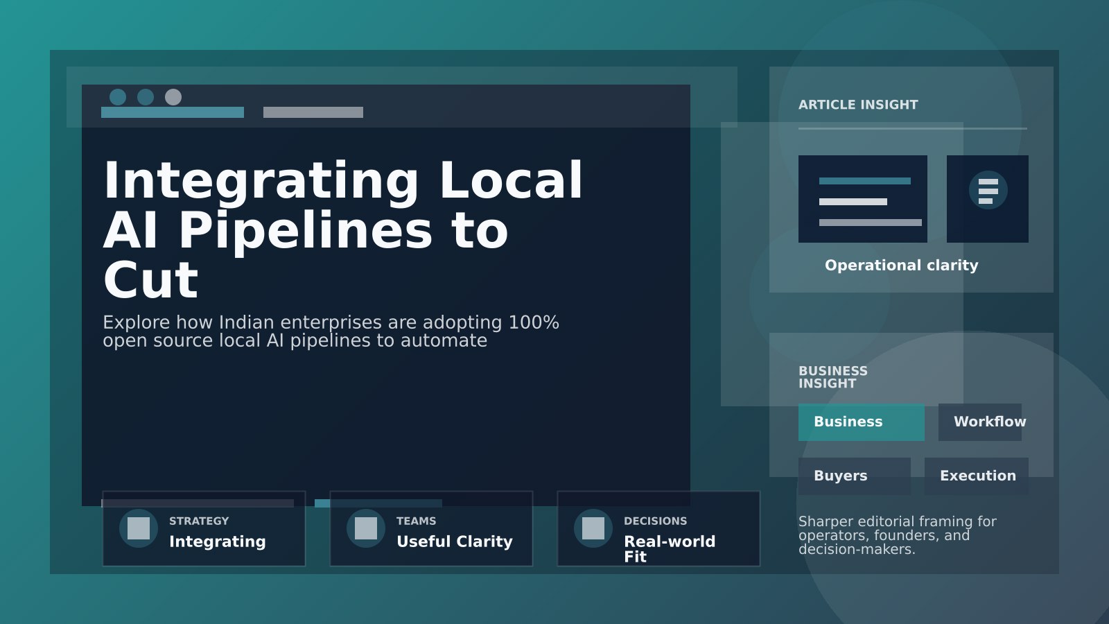Why Indian Enterprises Are Moving Towards Local AI Pipelines for Smarter, Cost-Effective Automation