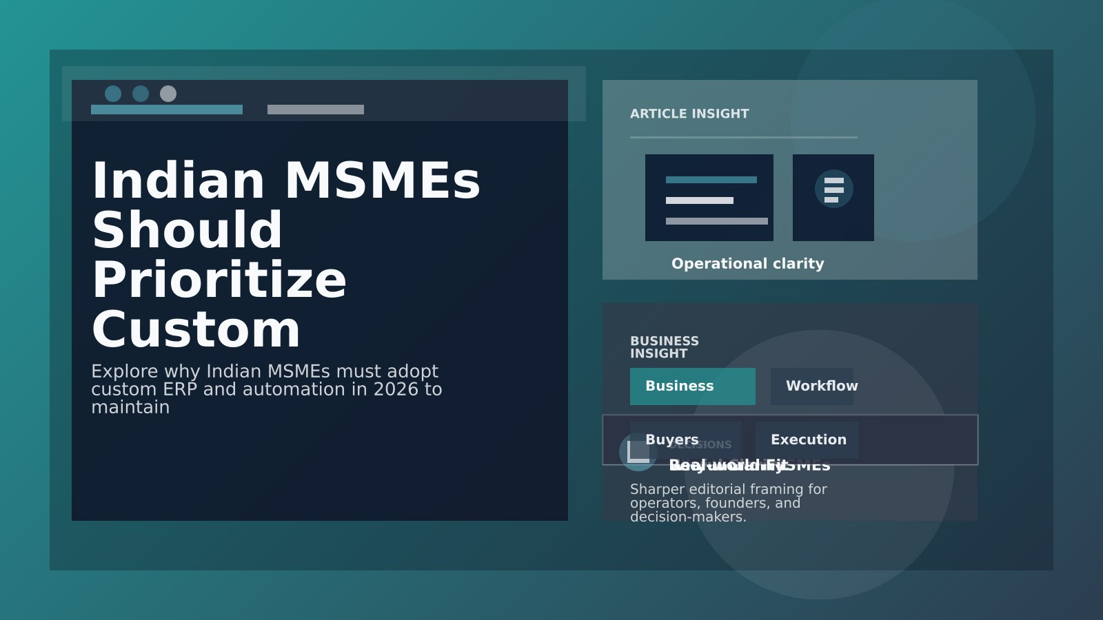 Navigating Economic Uncertainty: How Custom ERP and Automation Can Stabilize Indian MSMEs in 2026